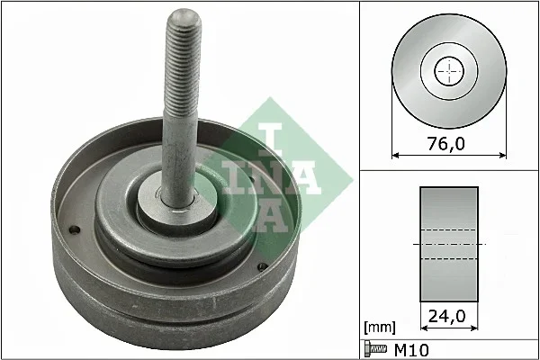 Vratna/vodici kladka, klinovy zebrovy remen Schaeffler INA 532050010