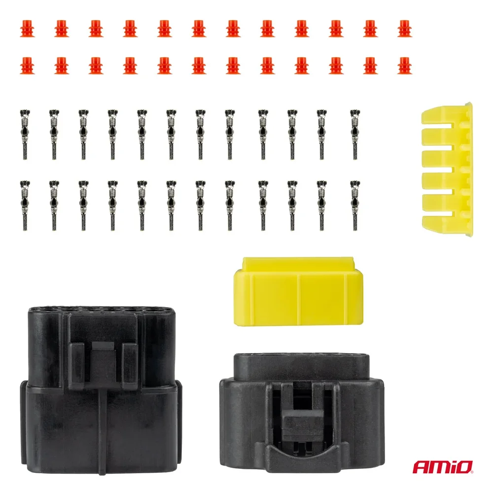 Sada elektrických konektorů vodotěsných 12 PIN 2,2 mm AMiO-04352 - Obrázek 3