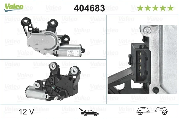 Motor stěračů VALEO 404683 – OE 1U9955711 Motor stěračů VALEO 404683 – OE 1U9955711