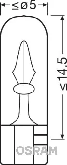 Zarovka, osvetleni pristroju ams-OSRAM 2741