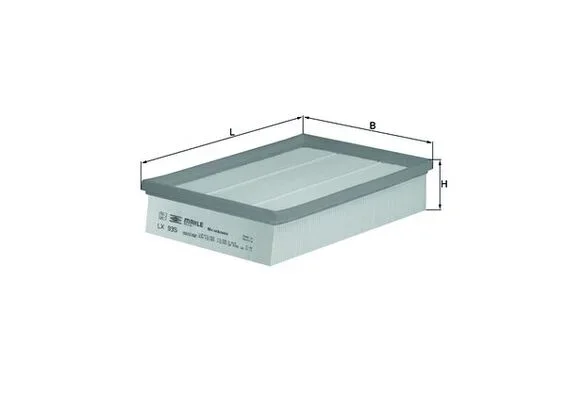 Vzduchový filtr MAHLE LX935