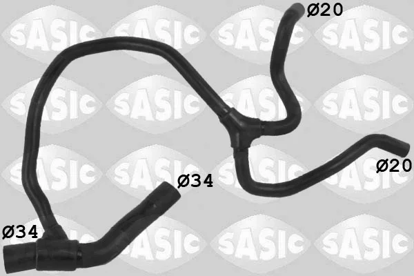 Hadice chladiče SASIC 3406350