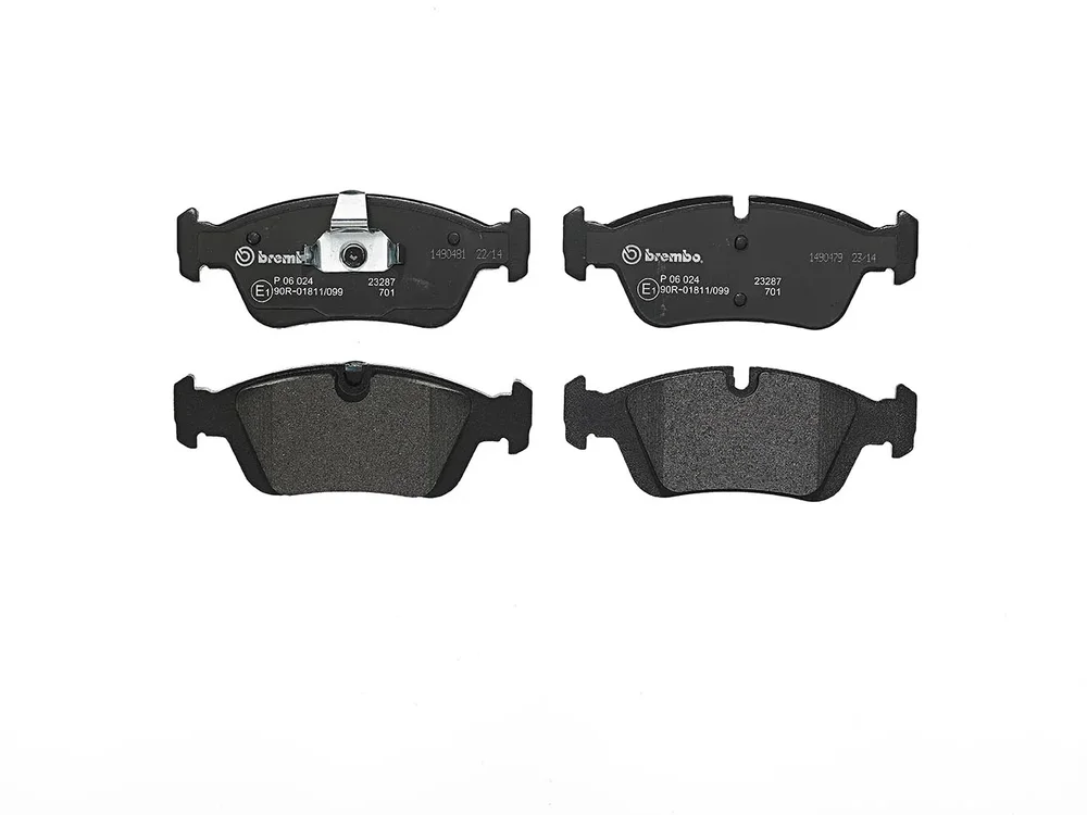 Sada brzdových destiček, kotoučová brzda BREMBO P06024
