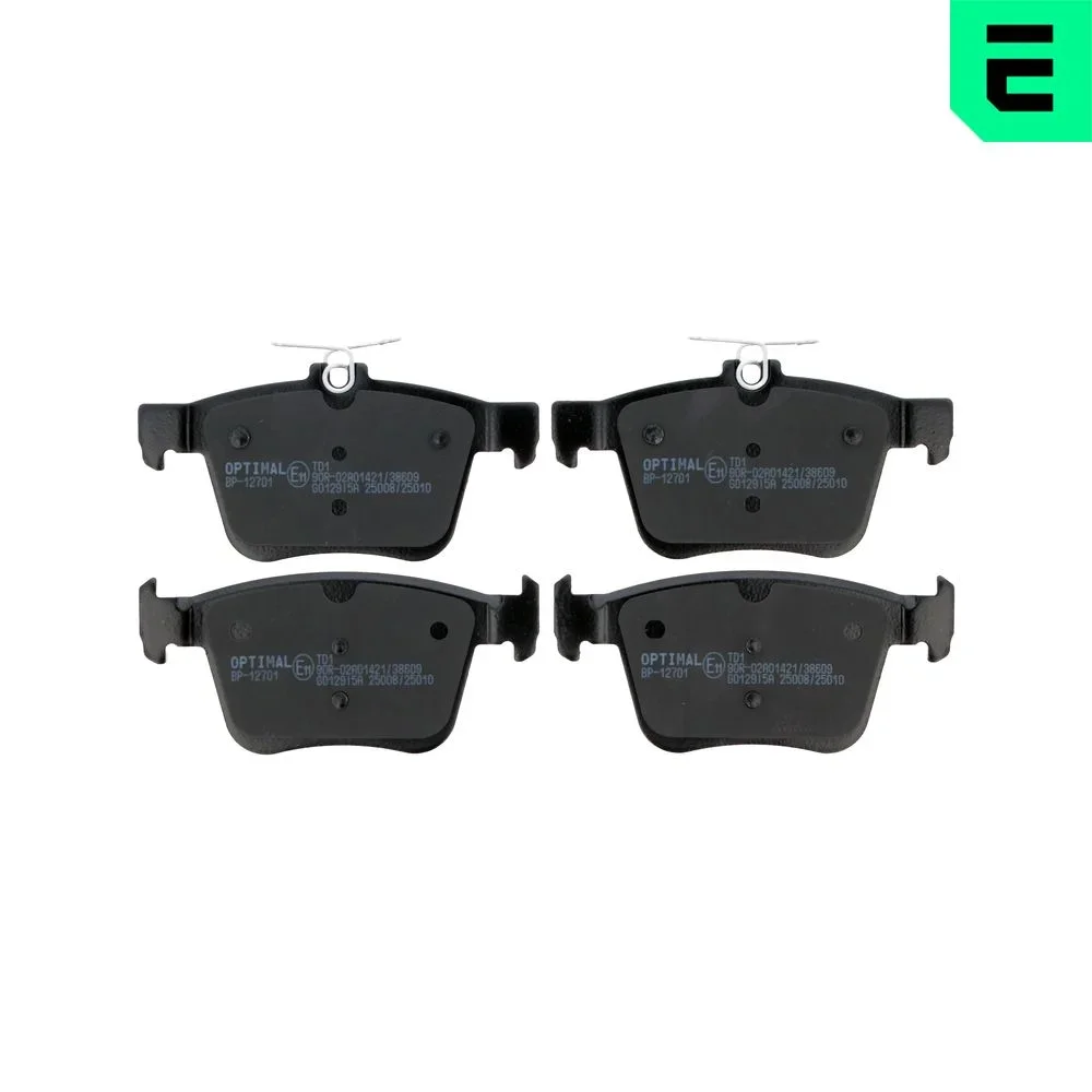 Sada brzdových destiček, kotoučová brzda OPTIMAL BP-12701