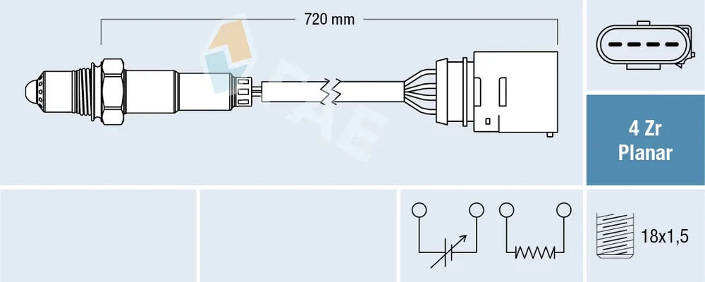 Lambda sonda FAE 77204