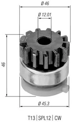 Pastorek, startér MAGNETI MARELLI 940113020294 Pastorek, startér MAGNETI MARELLI 940113020294