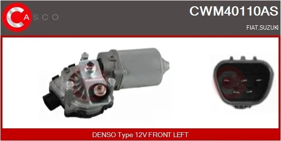 Motor stěračů CASCO CWM40110AS Motor stěračů CASCO CWM40110AS