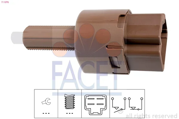 Spinac brzdoveho svetla FACET 7.1276