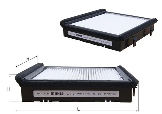 Filtr, vzduch v interiéru MAHLE LA19