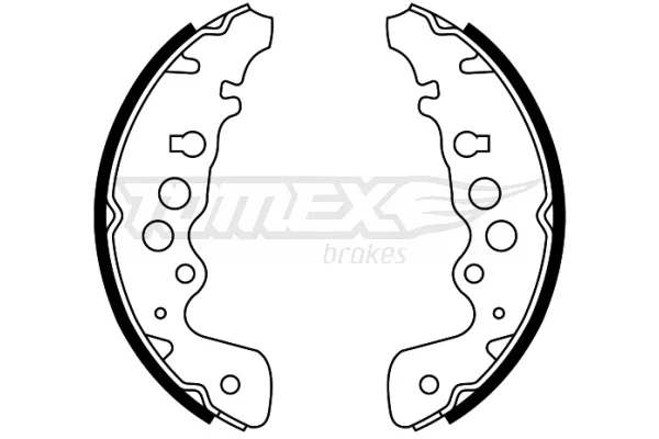 Sada brzdových čelistí Tomex Brakes TX22-04