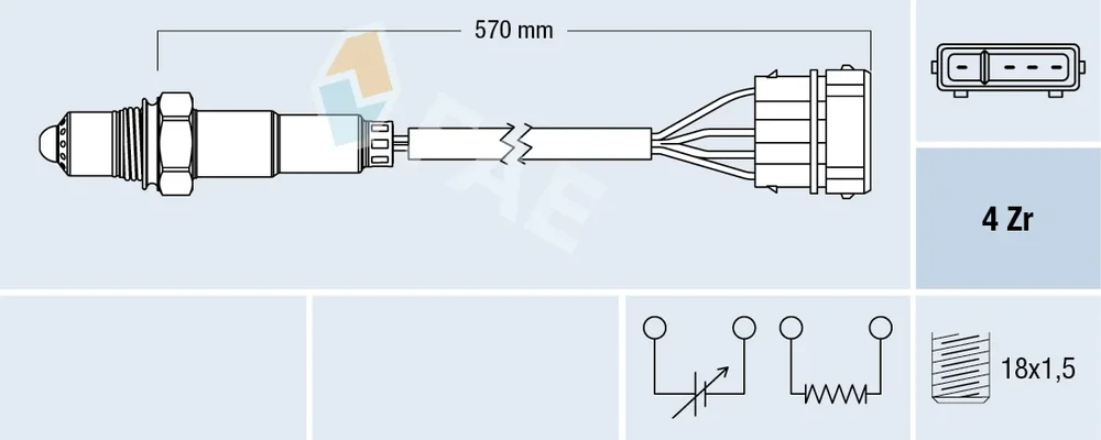Lambda sonda FAE 77239