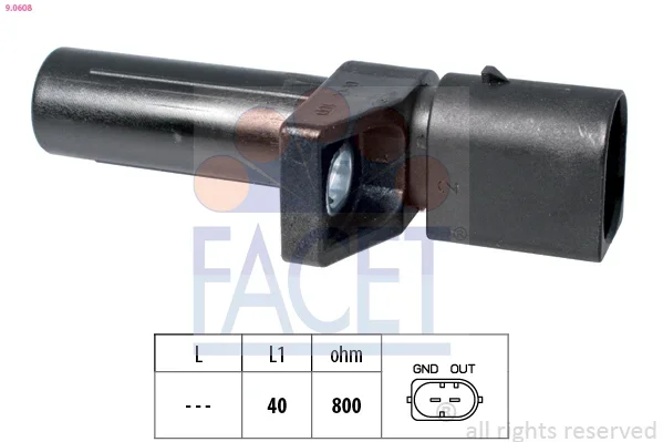 Generátor impulsů, klikový hřídel FACET 9.0608 Generátor impulsů, klikový hřídel FACET 9.0608